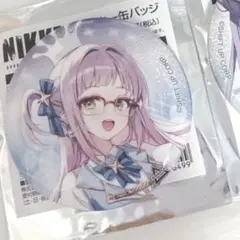 勝利の女神：NIKKE ネオン グリッター缶バッジ ローソン