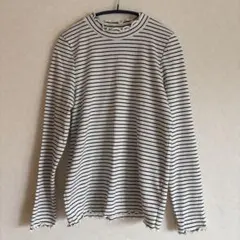 グローバルワーク beautee メローリブ ボーダー カットソー L