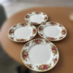Royal Albert Old Country Roses 皿 4枚　20㎝のサムネイル