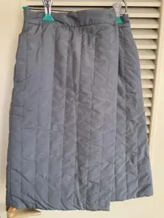 防寒巻きスカート グレー
