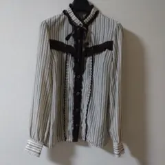 axesfemme量産地雷ゴスロリフリルレースリボンブラウス