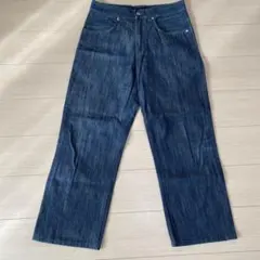 【美品】ROCA WEAR ロカウェア　デニム　W32　刺繍ロゴのサムネイル