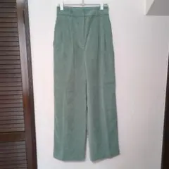 PLST ワイドパンツ　コーデュロイ　M