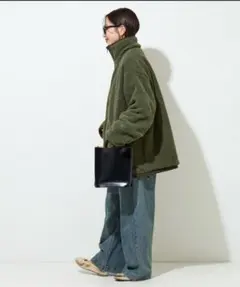 スタンドカラーリバーシブルボアブルゾン／FREK'S STORE