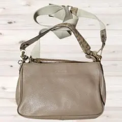 未使用 LEATHER JEWELS　ショルダーバッグ クロコ型押し レザー