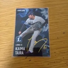 2025 カルビープロ野球第2弾 S-48　平良海馬　箔押しサイン