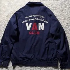 美品✨VAN JACKET スウィングトップ　アーチロゴ　水色　ライトブルー　M 楽天市場】MR.VAN ミスターヴァン 2025モデル アーチロゴ 刺繍 G