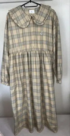 merry Jenny チェック柄ワンピース ひざ丈