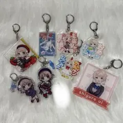 しぐれうい アクリルキーホルダー 缶バッジ ラバーキーホルダーなど