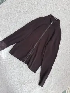 COMME CA MEN フルジップ　ニット　セーター　カーディガン