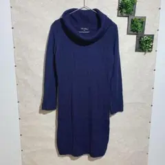 ボナジョルナータ(Free size)ニットワンピース　オフタートル　長袖