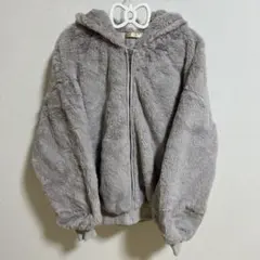 グレー フリースジャケット Mサイズ