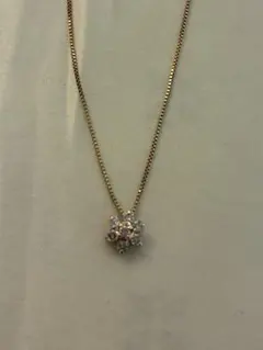 フェスタリアwishuponastar k10ダイヤネックレス星ピンクゴールド