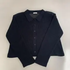 GU メッシュポロカーディガン　M