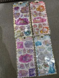 キラキラウォーターインシール　４枚セット