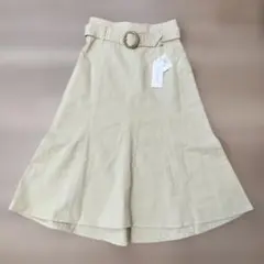 新品タグ付き PROPORTION イエロー フレアスカート M