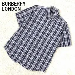 大きいサイズ】BURBERRY 花柄 ピンタック 比喩 シャツ ブラウス 44 