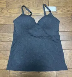 ユニクロ☆シームレス・ブラキャミソールXL☆ダークグレー【新品】