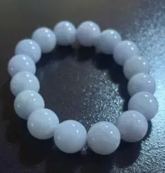 ！超激レア！極上！潤艶美麗！糸魚川ラベンダーブルー翡翠☆ブレスレット☆