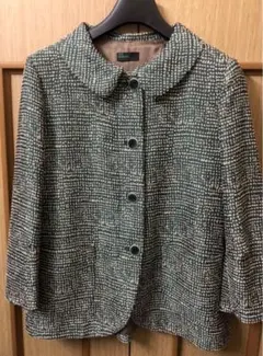 ベネトン　ジャケット　グリーン　未使用品　七分袖　42