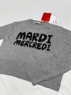 Mardi Mercredi マルディメクルディ クロップド丈 ニット セーターのサムネイル
