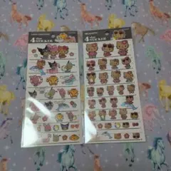 正規品　日焼けサンリオ　4サイズステッカー　2点セット