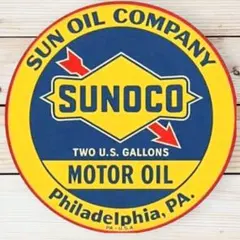 スノコモーターオイル SUNOCO ブリキ看板 アメリカン雑貨 USA