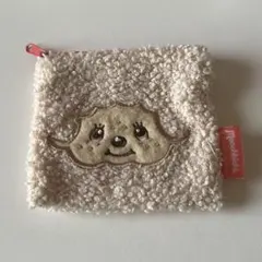 モンチッチ　ガチャガチャ　もこもこスクエアポーチ　モンチッチくん2