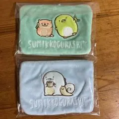 すみっこぐらしポケットティッシュ入れキーチェーン付2個セット