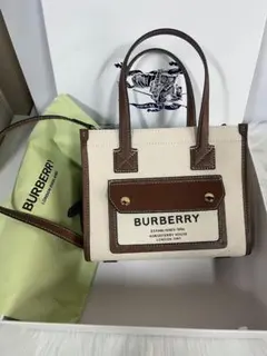 BURBERRY トートバッグ ベージュ/ブラウン 保存袋付き~~~~