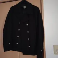 GREEN LABEL RELAXING 黒ピーコート Sサイズ