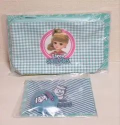 リカちゃんくじセーラーズ ポーチ リカちゃん小物セット ブランケット&クッション