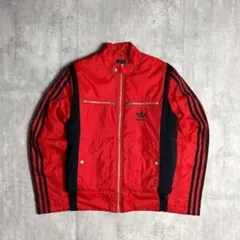adidas ジップブルゾン ライダース 中綿 十字ジッパー トレフォイル