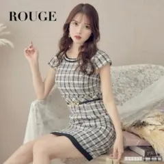 JEWELS ツイードワンピース　ベルト付き