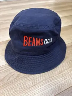 BEAMS GOLF バケットハット　ネイビー　Lサイズ