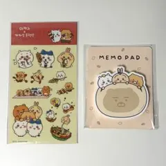 カカオフレンズ ちいかわ シール メモパッド