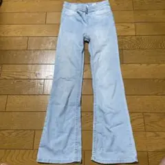H&M フレアパンツ ライトブルー