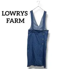 「LOWRYS FARM」のジャンパースカート（サロペットスカート）レディースMのサムネイル