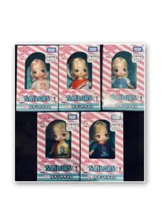 リカちゃん一番くじ　プチリカちゃん5体セット　リカちゃんくじ×セーラーズ