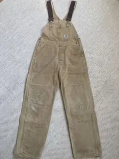 Carhartt オーバーオール ベージュ - メルカリ