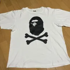 A BATHING APE BAPE スカルロゴ Tシャツ ホワイト XLのサムネイル