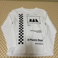 B.Shadow Boys 長袖Tシャツ S ホワイト
