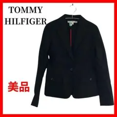 TOMMY HILFIGER レディース テーラードジャケット 紺 B304のサムネイル