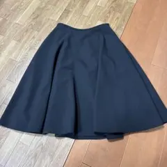 マッキントッシュ 美品 フレアロングスカート 黒 36 冠婚葬祭