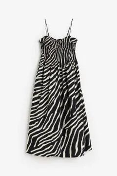 H&M ワンピース　ゼブラ柄