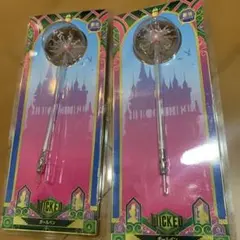 Wicked グリンダ 杖ペン 2本セット ボールペン ウィキッド バブル