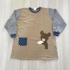 くまのがっこう　長袖エプロン2枚セット