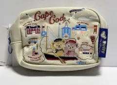ディズニー ダッフィー シェリーメイ 刺繍ポーチ 化粧ポーチ 小物ケース 新品