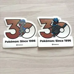 ☆期間限定☆ 韓国 ポケモン 30周年 ドククラゲ メノクラゲ ステッカー