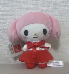 マイメロディ カラーリボンマスコット ぬいぐるみ